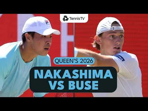 Brandon Nakashima besejrer Ignacio Buse ved Queen's 2026 – 2. runde