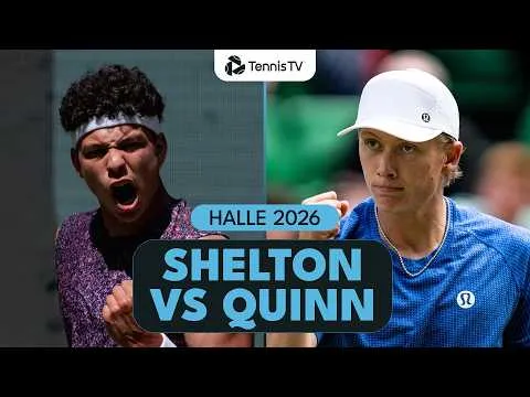 Ben Shelton bat Ethan Quinn à Halle 2026 – 2e tour
