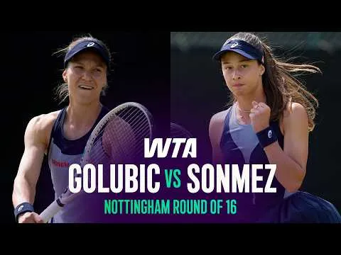 Golubic bat Sonmez à Nottingham 2026 – Deuxième tour