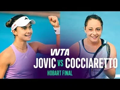 Cocciaretto bat Jovic à l'International de Hobart 2026 – Finale