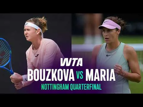 Bouzkova domine Maria à Nottingham 2026 – Quart de finale