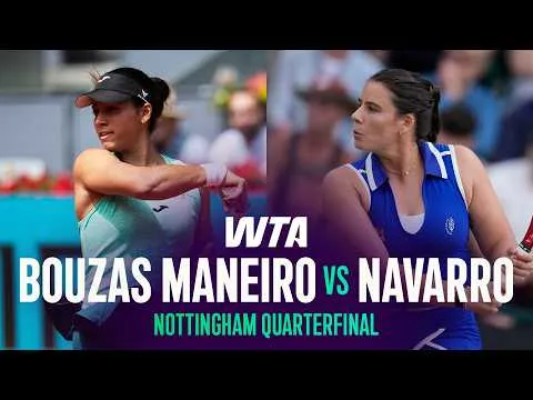Emma Navarro bat Jessica Bouzas Maneiro à Nottingham 2026 – Quart de finale