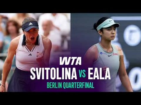 Alexandra Eala bat Elina Svitolina au quart de finale de Berlin 2026