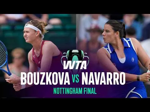 Marie Bouzkova bat Emma Navarro à Nottingham 2026 – Finale