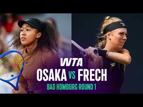 Naomi Osaka bat Magdalena Frech à Bad Homburg 2026 – 1er tour
