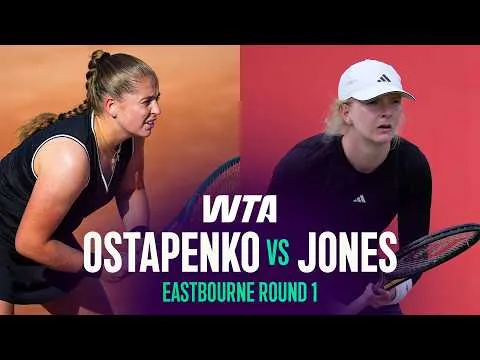 Ostapenko bat Jones à Eastbourne 2026 – 1er tour