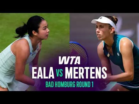Mertens bat Eala à Bad Homburg 2026 – 1er tour