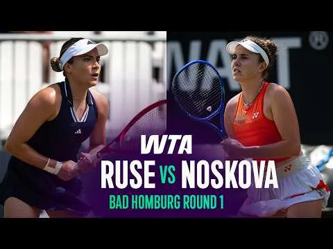 Elena-Gabriela Ruse bat Linda Noskova à Bad Homburg 2026 – Premier tour