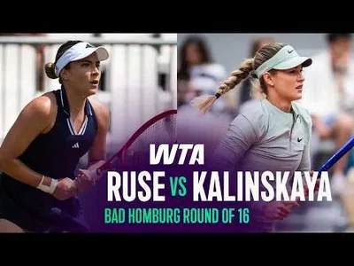 Ruse besiegt Kalinskaya in Bad Homburg 2026 – Runde 2