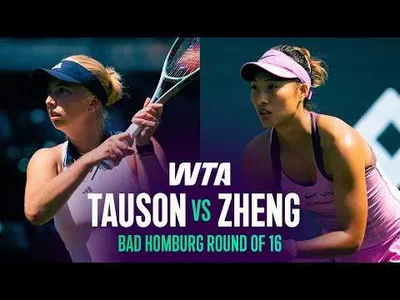 Tauson besejrer Zheng i Bad Homburg 2026 – 2. runde