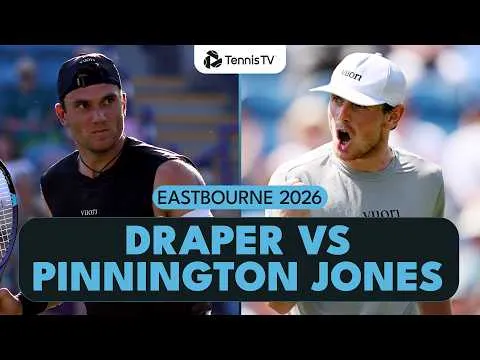 Jack Draper bat Jack Pinnington Jones à l'Eastbourne International 2026 – 2e tour