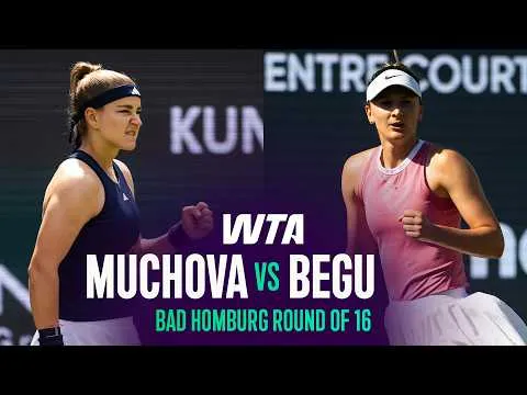 Karolina Muchova domine Irina-Camelia Begu à Bad Homburg 2026 – 2e tour