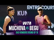 Karolina Muchova ngalahake Irina-Camelia Begu ing Bad Homburg 2026 – Babak 2