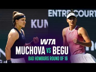 Karolina Muchova besegrar Irina-Camelia Begu i Bad Homburg 2026 – omgång 2