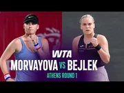 Sara Bejlek verslaat Viktoria Morvayova op Athens 2026 – Ronde 1