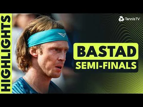 Rublev overleeft Tabilo, Darderi verslaat Vallejo in halve finales Bastad 2026