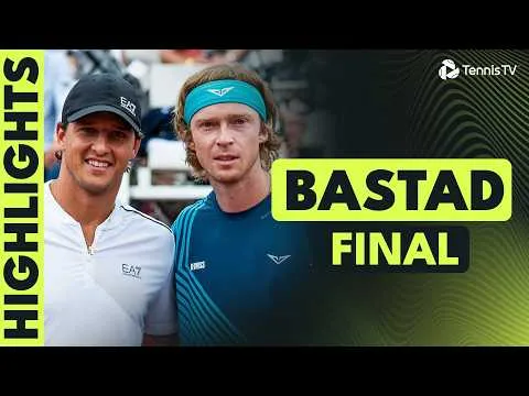 Andrey Rublev porazil Luciana Darderiho ve finále Bastad 2026