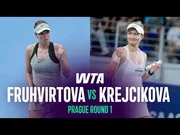 Krejčíková o învinge pe Fruhvirtova la Praga 2026 – Runda 1