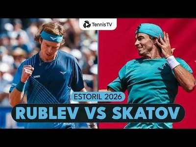Andrey Rublev bat Timofey Skatov à l'Estoril 2026 – Deuxième tour