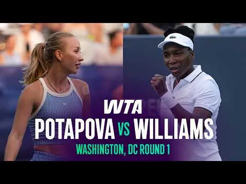 Potapova batte Williams a Washington 2026 – Primo turno