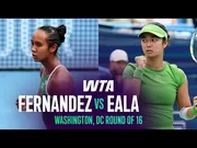 アレクサンドラ・エアラ、ワシントンDC2026年大会2回戦でレイラ・フェルナンデスを破る