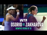 Zakharova đánh bại Osorio tại Memphis 2026 – Vòng 2