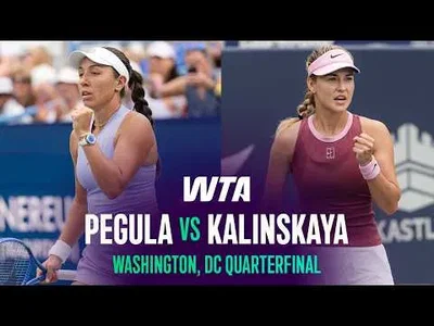 Pegula bat Kalinskaya à Washington, DC 2026 – Quart de finale