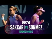 Maria Sakkari derrota Zeynep Sönmez no National Bank Open 2026 – Ronda 2