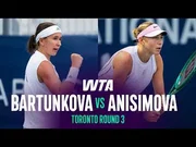 Amanda Anisimová poráží Nikolu Bartunkovou na National Bank Open 2026 – 3. kolo