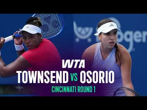 Taylor Townsend poráží Camilu Osoriovou na Cincinnati Open 2026 – 1. kolo