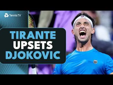 Thiago Agustín Tirante besejrer Novak Djokovic ved Cincinnati Open 2026 – Anden runde