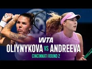 Mirra Andreeva verslaat Oleksandra Oliynykova op Cincinnati Open 2026 – Ronde 2
