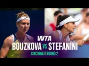Marie Bouzková porazila Lucii Stefanini v Cincinnati 2026 – 2. kolo