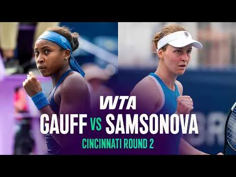 Coco Gauff defeats Liudmila Samsonova at Cincinnati Open 2026 – Round 2