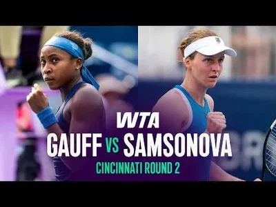 Coco Gauff o învinge pe Liudmila Samsonova la Cincinnati Open 2026 – Runda a 2-a