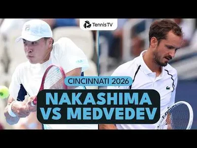 Brandon Nakashima besegrar Daniil Medvedev i Cincinnati Open 2026 – Omgång 3