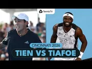 Frances Tiafoe pokonuje Learnera Tiena na Cincinnati Open 2026 – runda 3