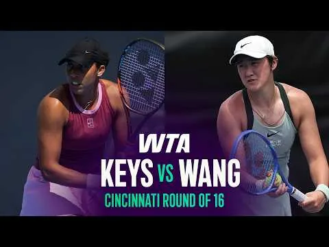 Madison Keys defeats Xiyu Wang at Cincinnati Open 2026 – Round Eighth-Final