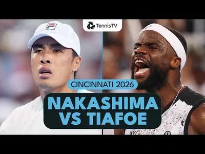 Frances Tiafoe voittaa Brandon Nakashiman Cincinnati Open 2026 - välierässä