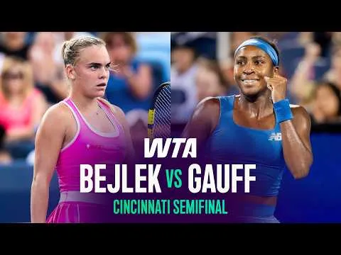 Coco Gauff besejrer Sara Bejlek i Cincinnati 2026 – Semifinale