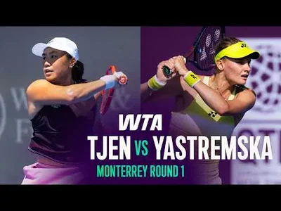 Janice Tjen mengalahkan Dayana Yastremska di Monterrey Open 2026 – Babak 1