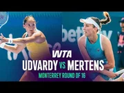 Elise Mertens verslaat Panna Udvardy op Monterrey 2026 – Ronde 2