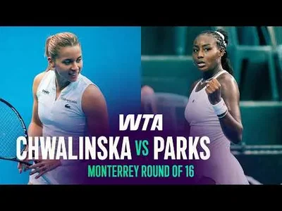 Alycia Parks besegrar Maja Chwalinska i Monterrey Open 2026 – omgång 2