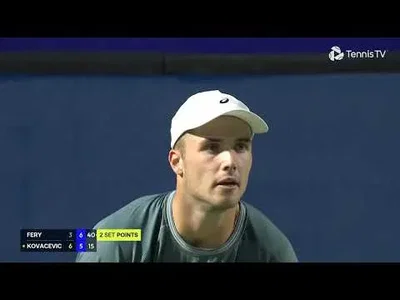 Arthur Fery bat Aleksandar Kovacevic à l'Open de Winston-Salem 2026 – Quart de finale