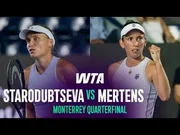 Elise Mertens pokonuje Julię Starodubcewą w Monterrey Open 2026 – ćwierćfinał