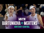 Elise Mertens beseirer Nikola Bartunkova i Abierto GNP Seguros 2026 – semifinale