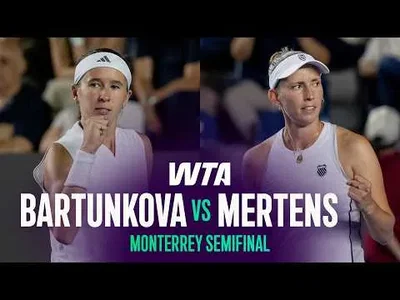 Elise Mertens pokonuje Nikolę Bartunkovą w Abierto GNP Seguros 2026 – półfinał