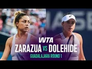 Caroline Dolehide verslaat Renata Zarazúa op Guadalajara 2026 – Eerste ronde