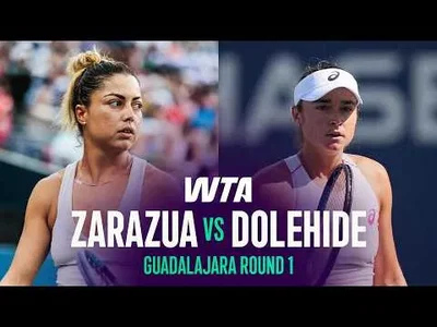 Caroline Dolehide besegrar Renata Zarazúa i Guadalajara 2026 – Omgång 01
