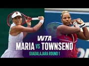 Taylor Townsend verslaat Tatjana Maria op Guadalajara 2026 – Eerste ronde